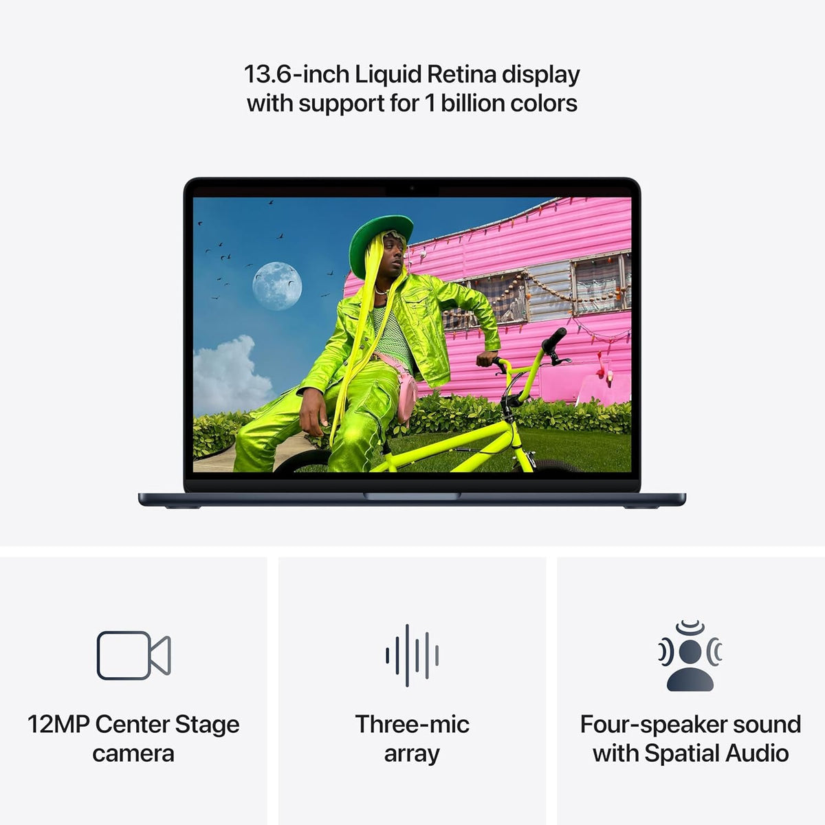 2026 MacBook Air 13'' M5 Chip: AI, Liquid Retina, 16GB RAM, 512GB SSD, Center Stage Camera - fmtshop.net