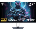 27 Inch Gaming Monitor 220Hz, 2K QHD Monitor 1Ms W/ Speakers H27T22C-3 - fmtshop.net