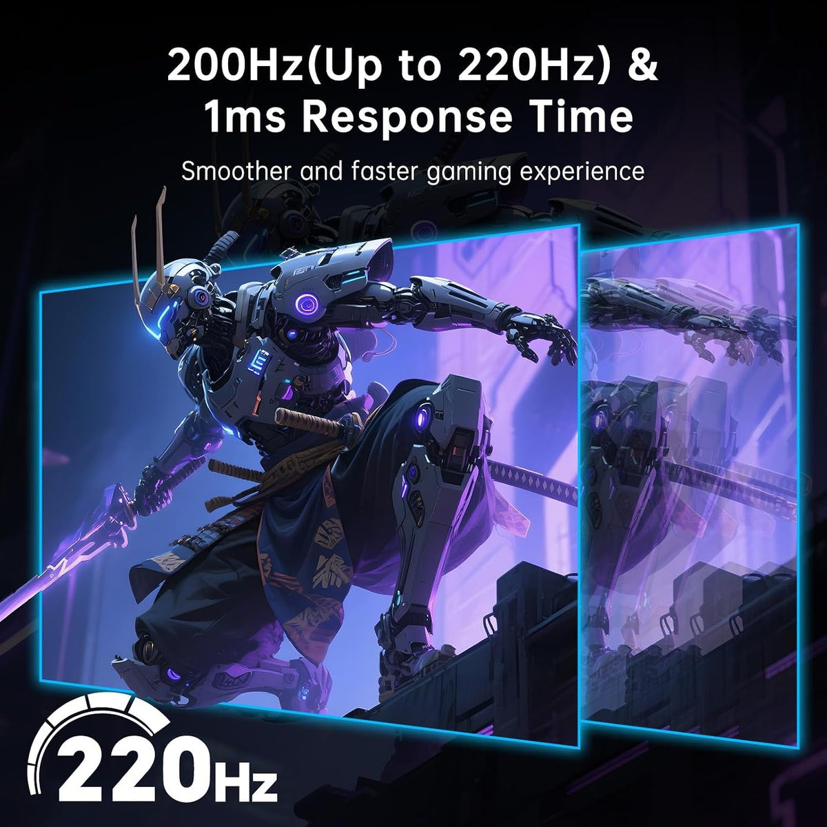 27 Inch Gaming Monitor 220Hz, 2K QHD Monitor 1Ms W/ Speakers H27T22C-3 - fmtshop.net