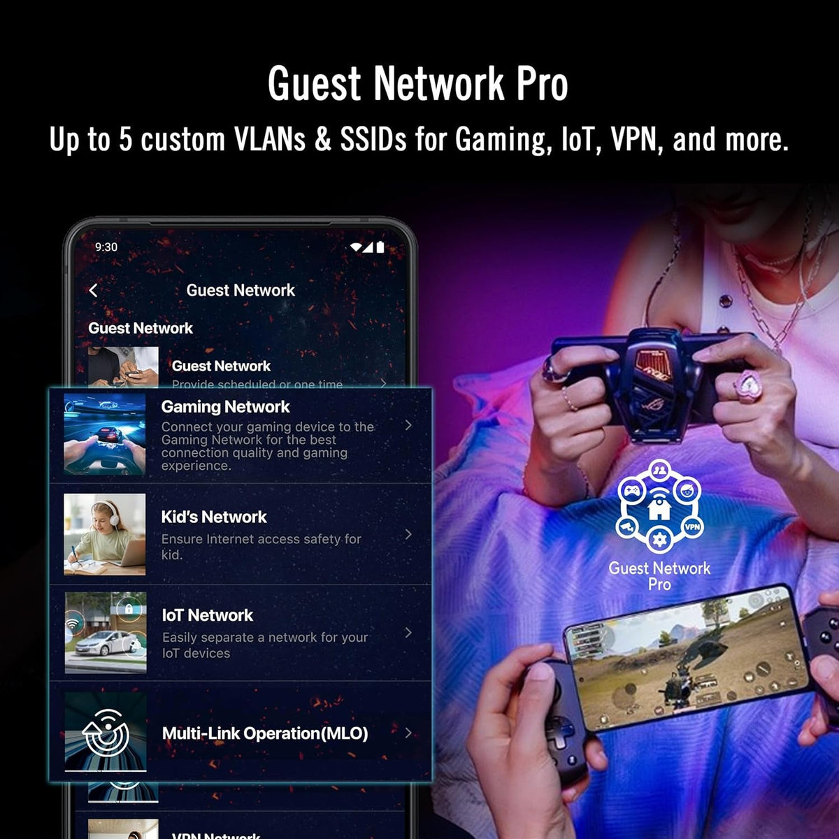 ASUS GT-BE19000AI Tri-Band Wifi 7 AI Gaming Router - 10G, Game Boost - fmtshop.net