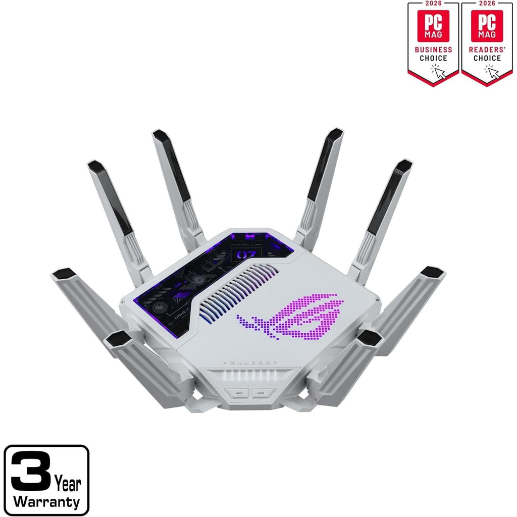 ASUS GT-BE19000AI Tri-Band Wifi 7 AI Gaming Router - 10G, Game Boost - fmtshop.net