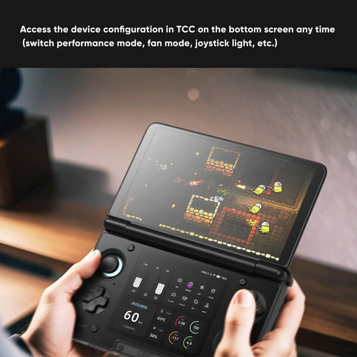 AYN Thor Max Dual-Screen Gaming Handheld | Snapdragon 8 Gen 2 | Wi-Fi 7 | Android 13 Retro Console - fmtshop.net