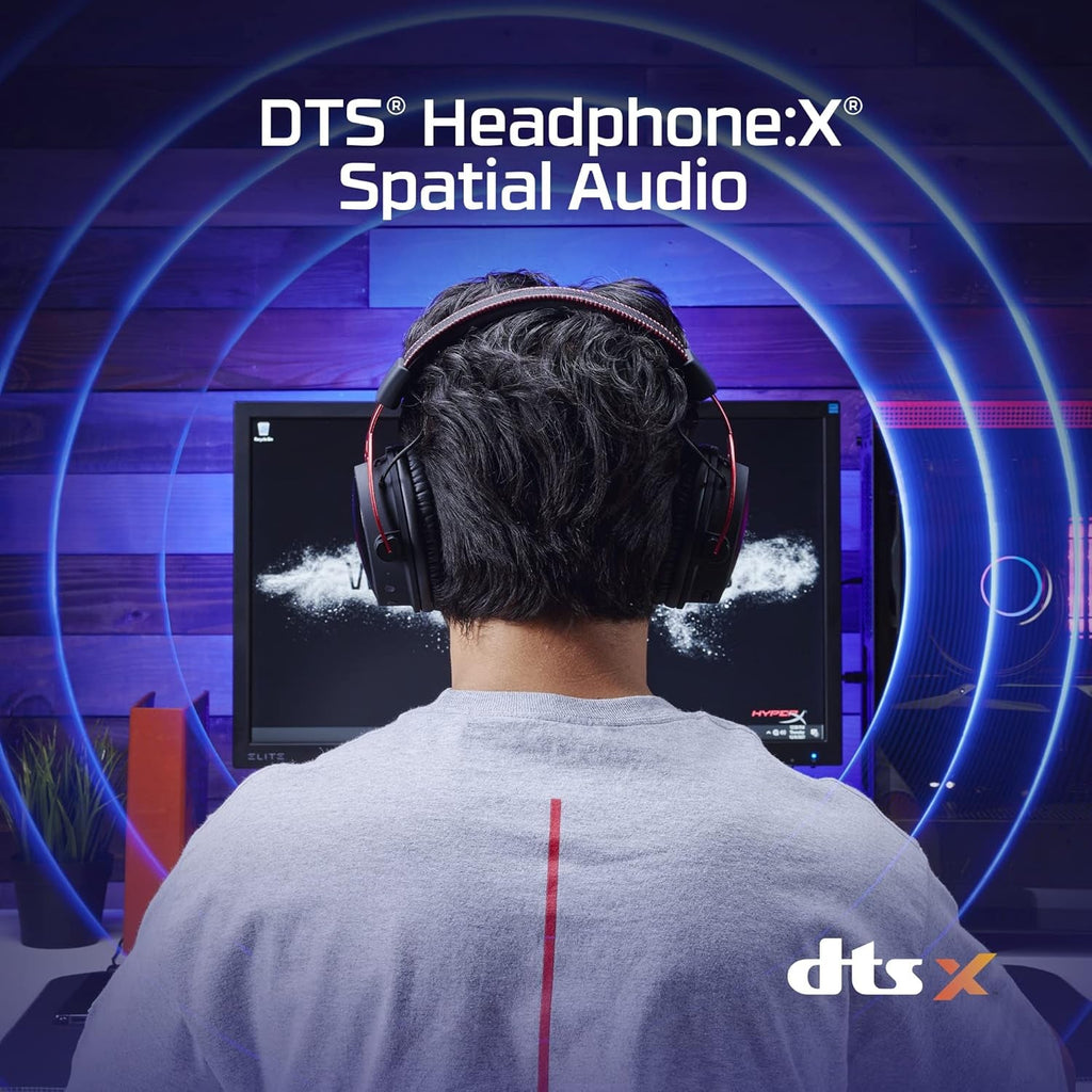 Wireless Gaming Headset for PC, 300-Hour Battery, DTS Audio, Dual Drivers & Noise-Canceling Mic - fmtshop.net