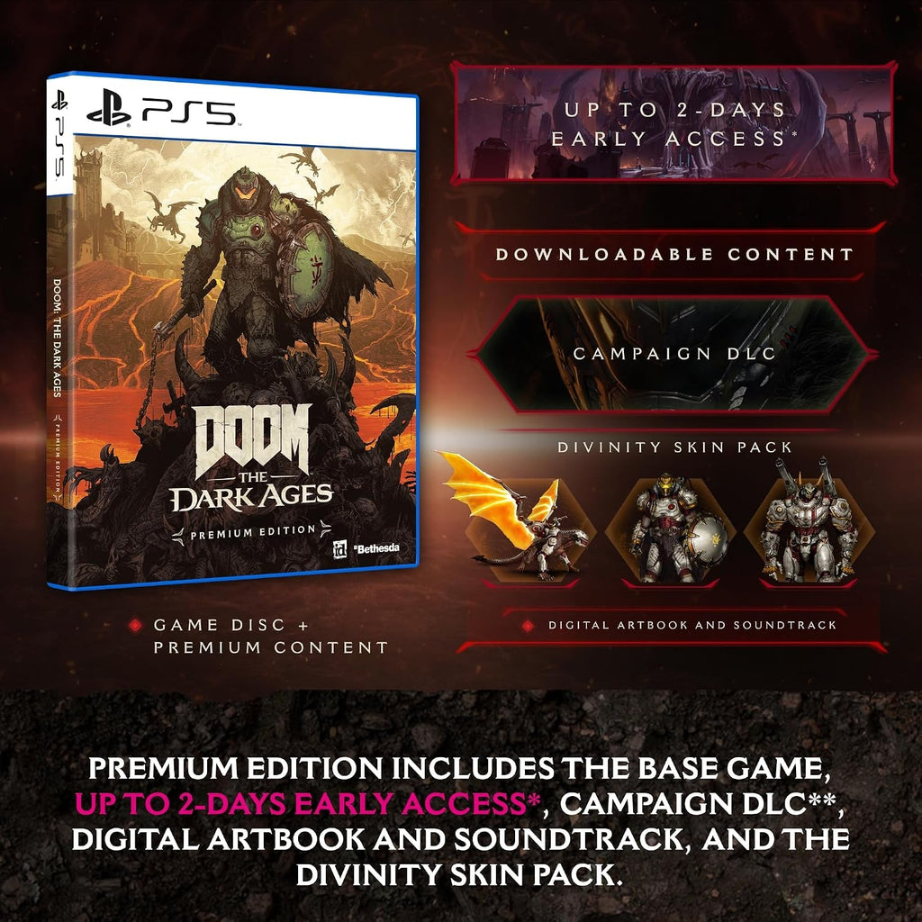 DOOM: the Dark Ages - Premium Edition - Playstation 5 - fmtshop.net