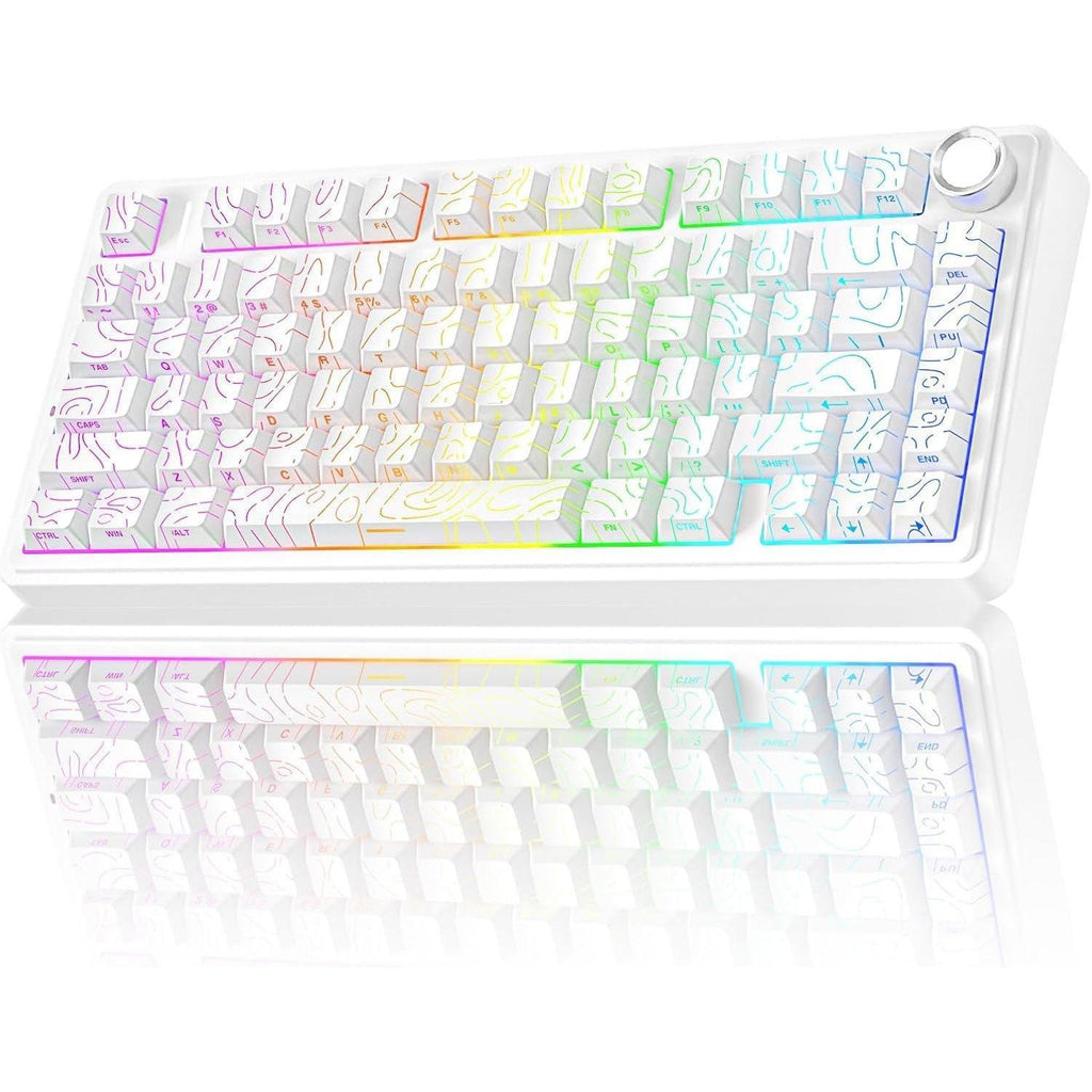 F75 Pro Wireless Gaming Keyboard - Hot Swappable, RGB Backlit, Creamy Sound - fmtshop.net