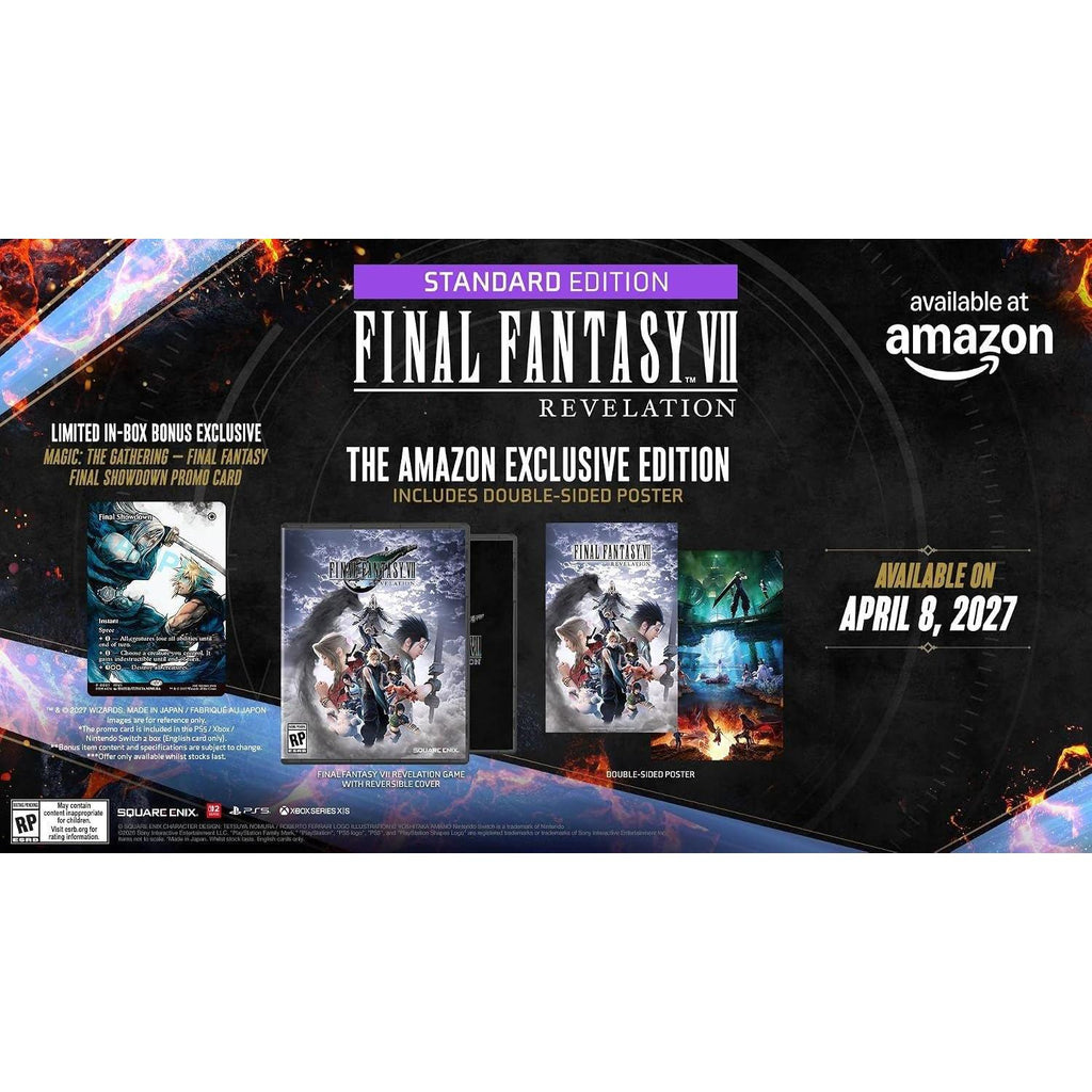 FINAL FANTASY VII REVELATION - PS5 Exclusive Edition + Promo Card - fmtshop.net