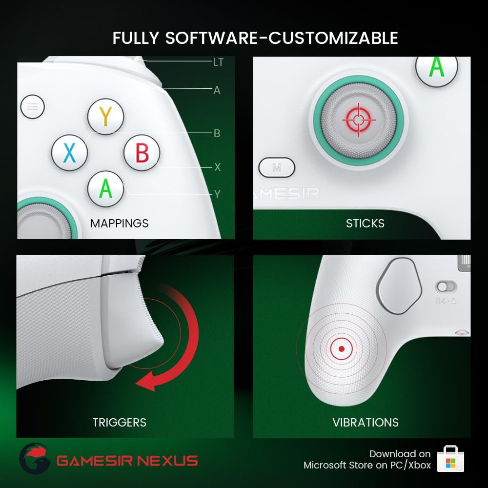 G7 SE Wired Gaming Controller for Xbox & PC - Hall Effect Joysticks, 3.5mm Audio Jack - fmtshop.net