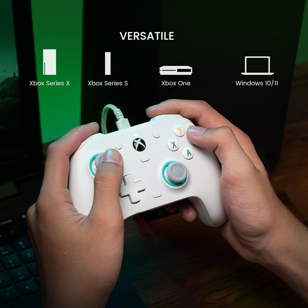 G7 SE Wired Gaming Controller for Xbox & PC - Hall Effect Joysticks, 3.5mm Audio Jack - fmtshop.net