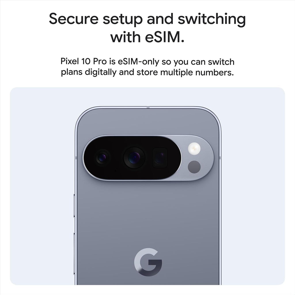 Google Pixel 10 Pro - Unlocked Smartphone with Gemini - Obsidian - 128 GB - fmtshop.net