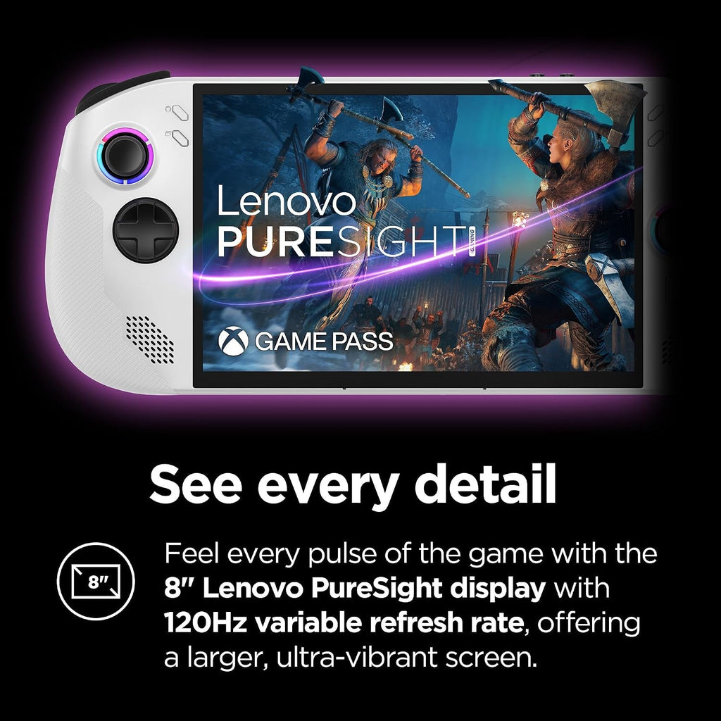 Lenovo Legion Go S - 2025 Mobile Gaming Console - Ryzen Z2 - 16GB/512GB - Glacier White - fmtshop.net