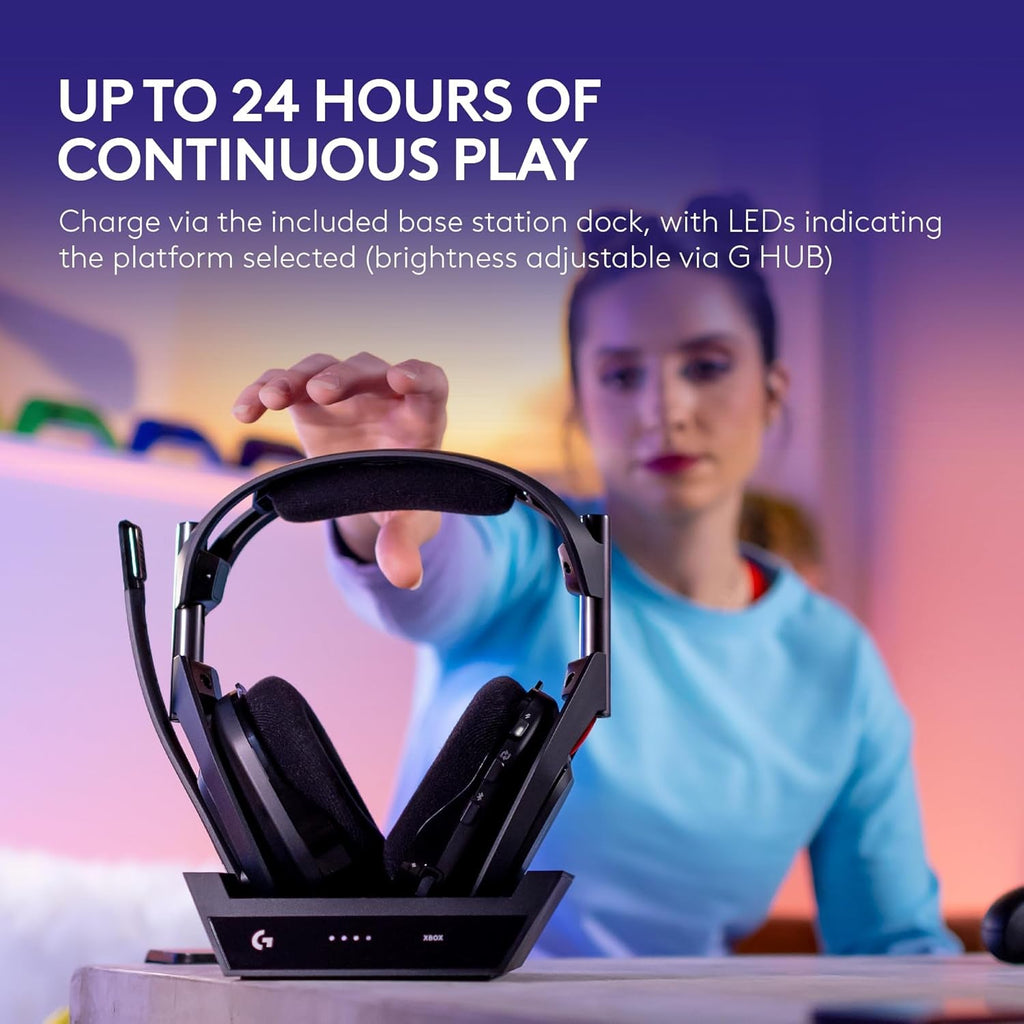 Logitech G Astro A50 Multi-Platform Wireless Gaming Headset - Black - fmtshop.net