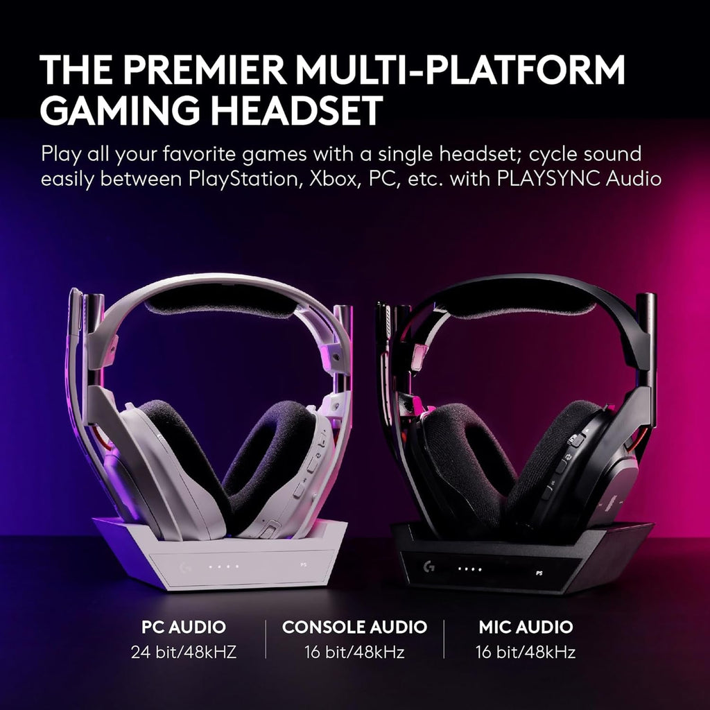 Logitech G Astro A50 Multi-Platform Wireless Gaming Headset - Black - fmtshop.net