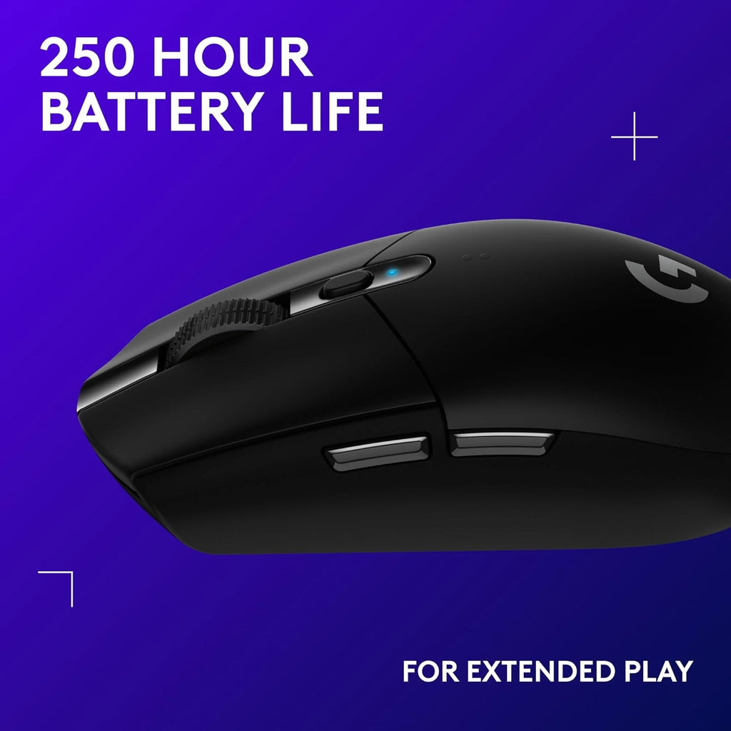 Logitech G305 Lightspeed Wireless Gaming Mouse - Black - fmtshop.net