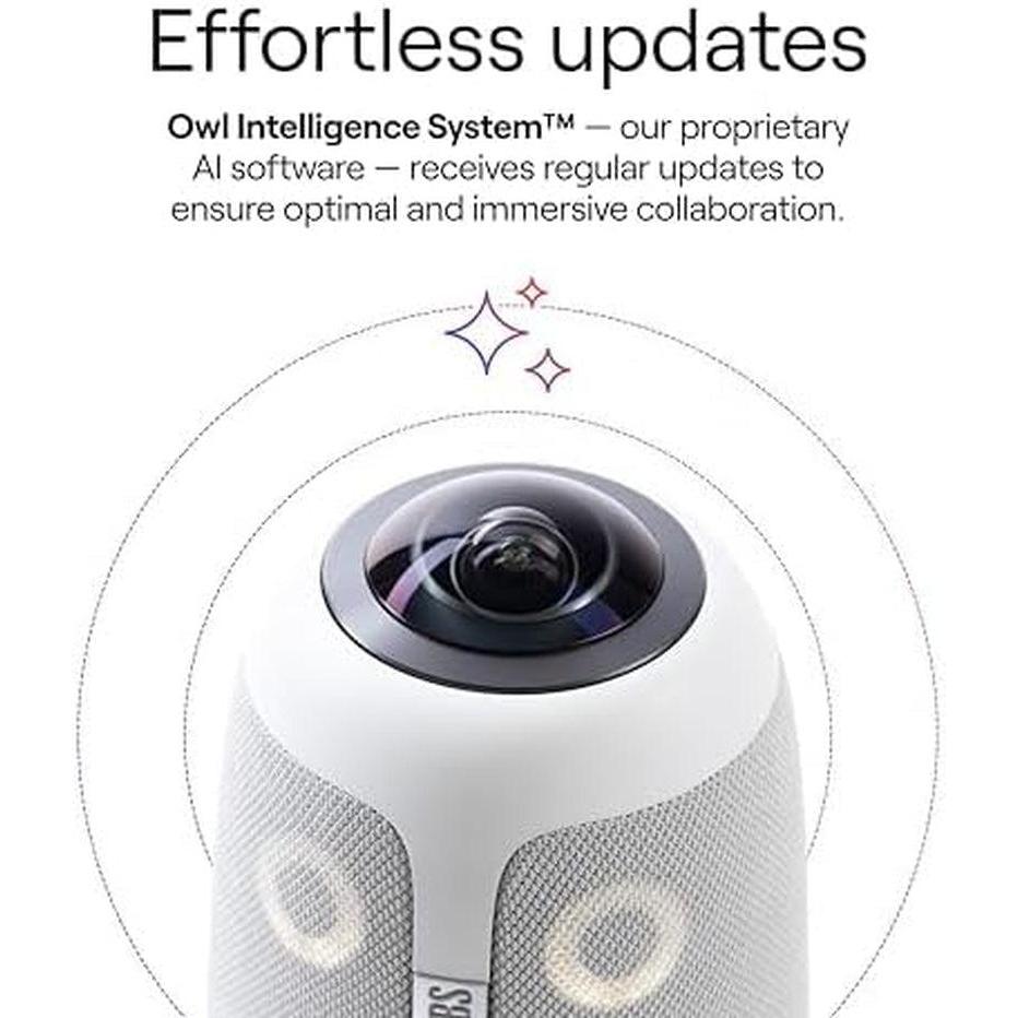 AI-Powered Meeting Owl 3 - 360° Camera, Crystal-Clear Audio, Certified for Microsoft Teams, Zoom, Google Meet - fmtshop.net