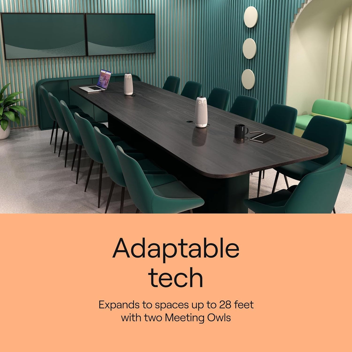 AI-Powered Meeting Owl 3 - 360° Camera, Crystal-Clear Audio, Certified for Microsoft Teams, Zoom, Google Meet - fmtshop.net