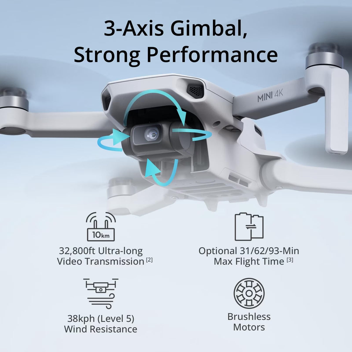 Mini 4K Camera Drone Combo (62-Min) with Case and Extra Battery - fmtshop.net