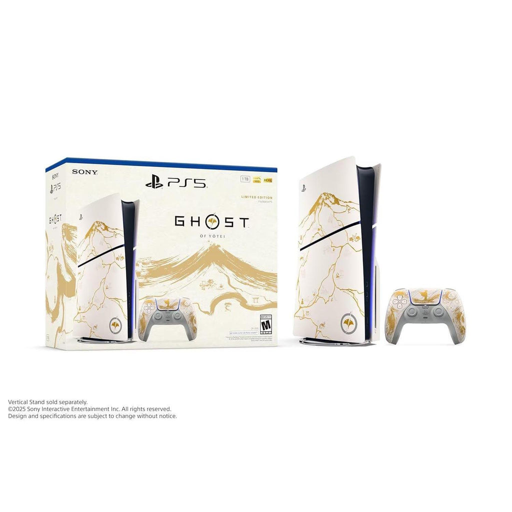 Playstation_5 Console Ghost of Yotei Gold Limited Edition Bundle + Sonic Superstars - fmtshop.net