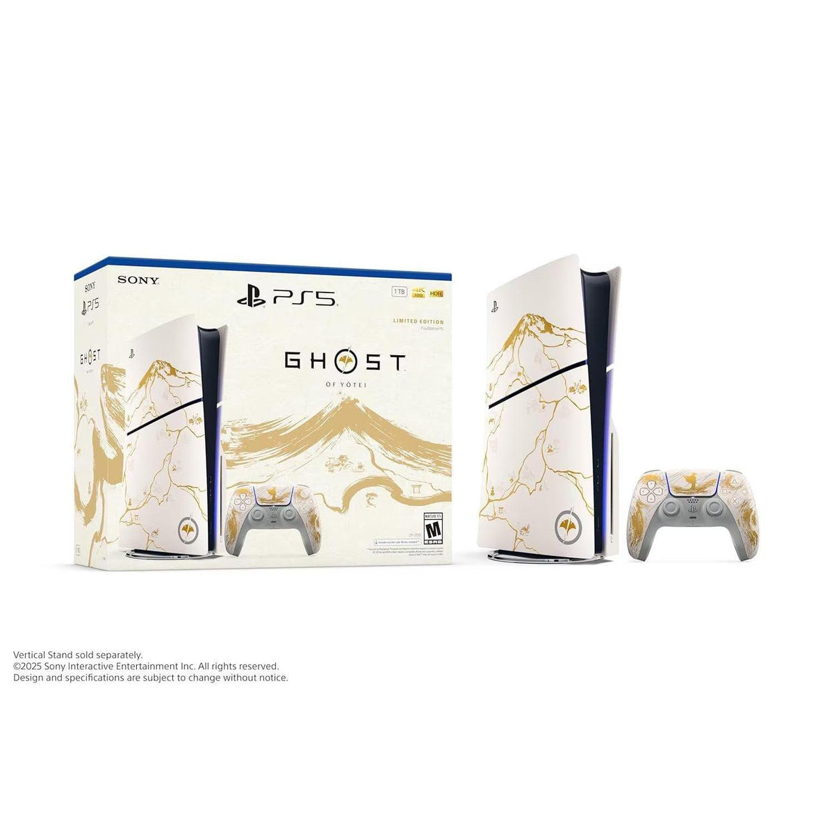 Playstation_5 Console Ghost of Yotei Gold Limited Edition Bundle + Sonic Superstars - fmtshop.net