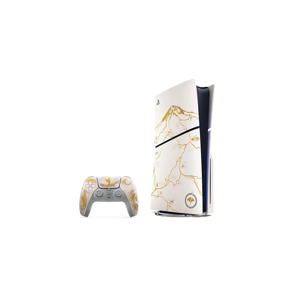 Playstation_5 Console Ghost of Yotei Gold Limited Edition Bundle + Sonic Superstars - fmtshop.net