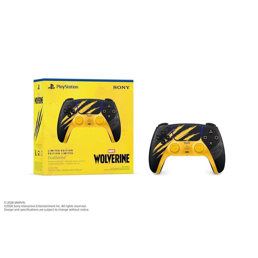 Playstation Dualsense® Wireless Controller – Marvel’S Wolverine Battle Yellow Limited Edition - fmtshop.net