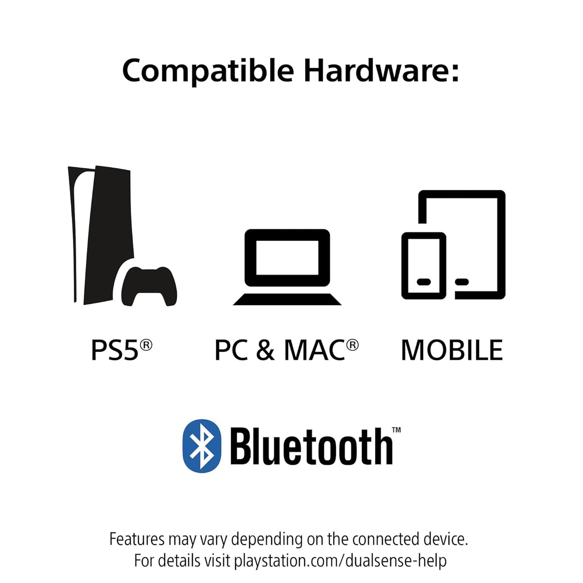 Playstation Dualsense™ Wireless Controller – Midnight Black - for PS5, PC, MAC & Mobile - fmtshop.net