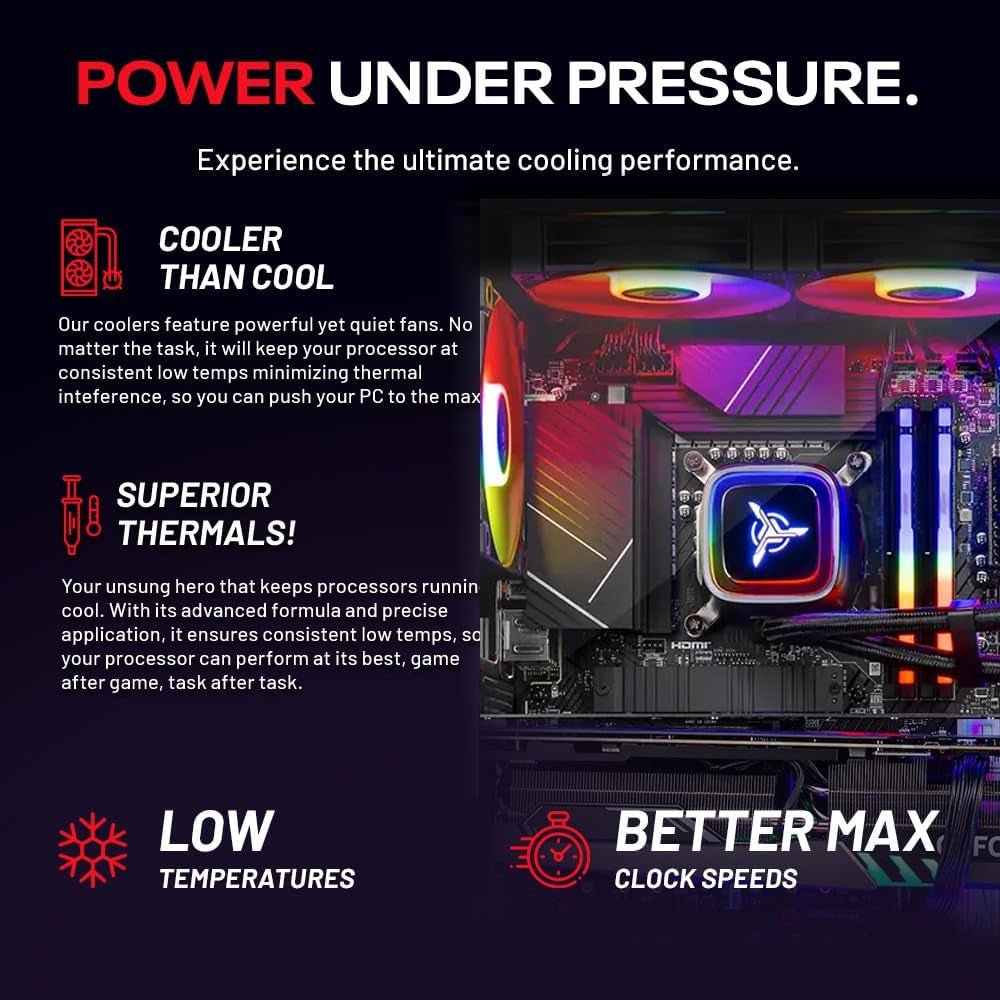 Skytech Gaming King 95 Gaming PC, Ryzen 7 7800X3D, RX 9070 XT - fmtshop.net