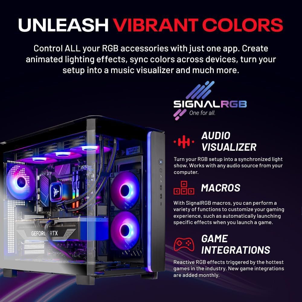 Skytech Gaming King 95 Gaming PC, Ryzen 7 7800X3D, RX 9070 XT - fmtshop.net