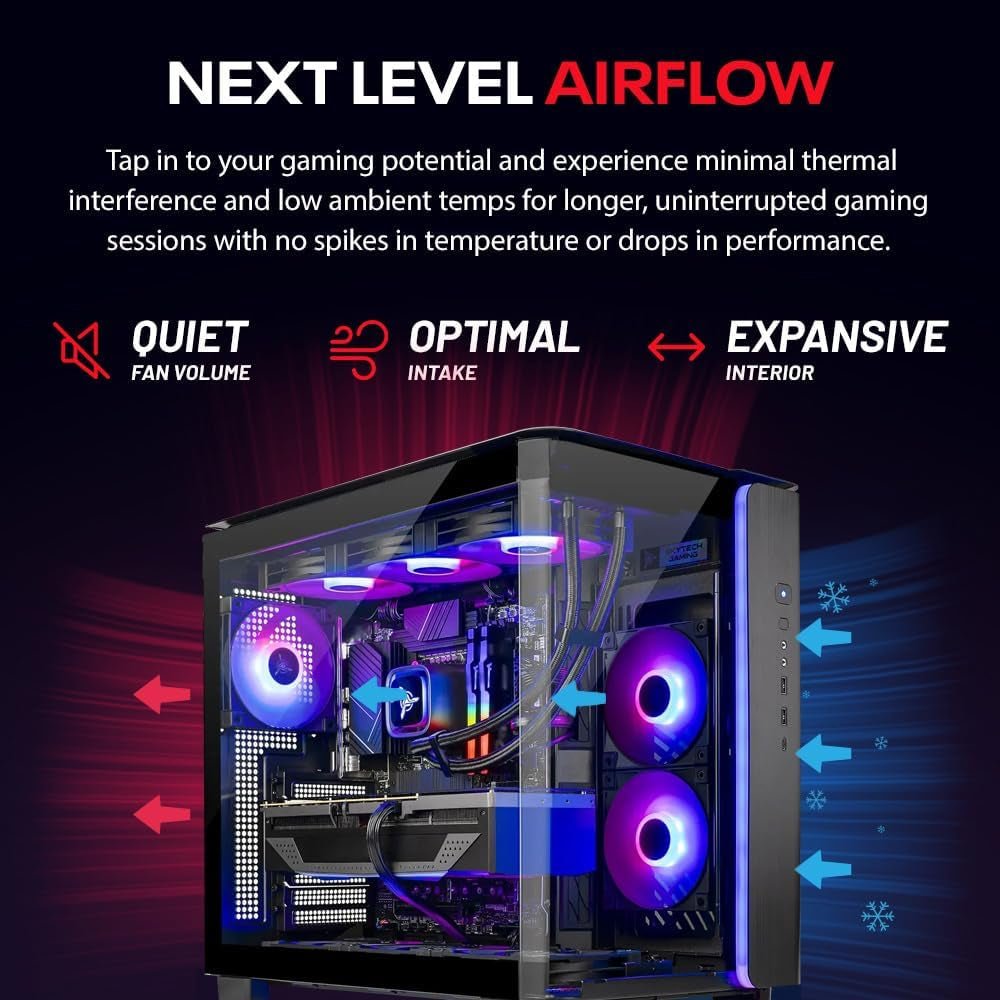 Skytech Gaming King 95 Gaming PC, Ryzen 7 7800X3D, RX 9070 XT - fmtshop.net
