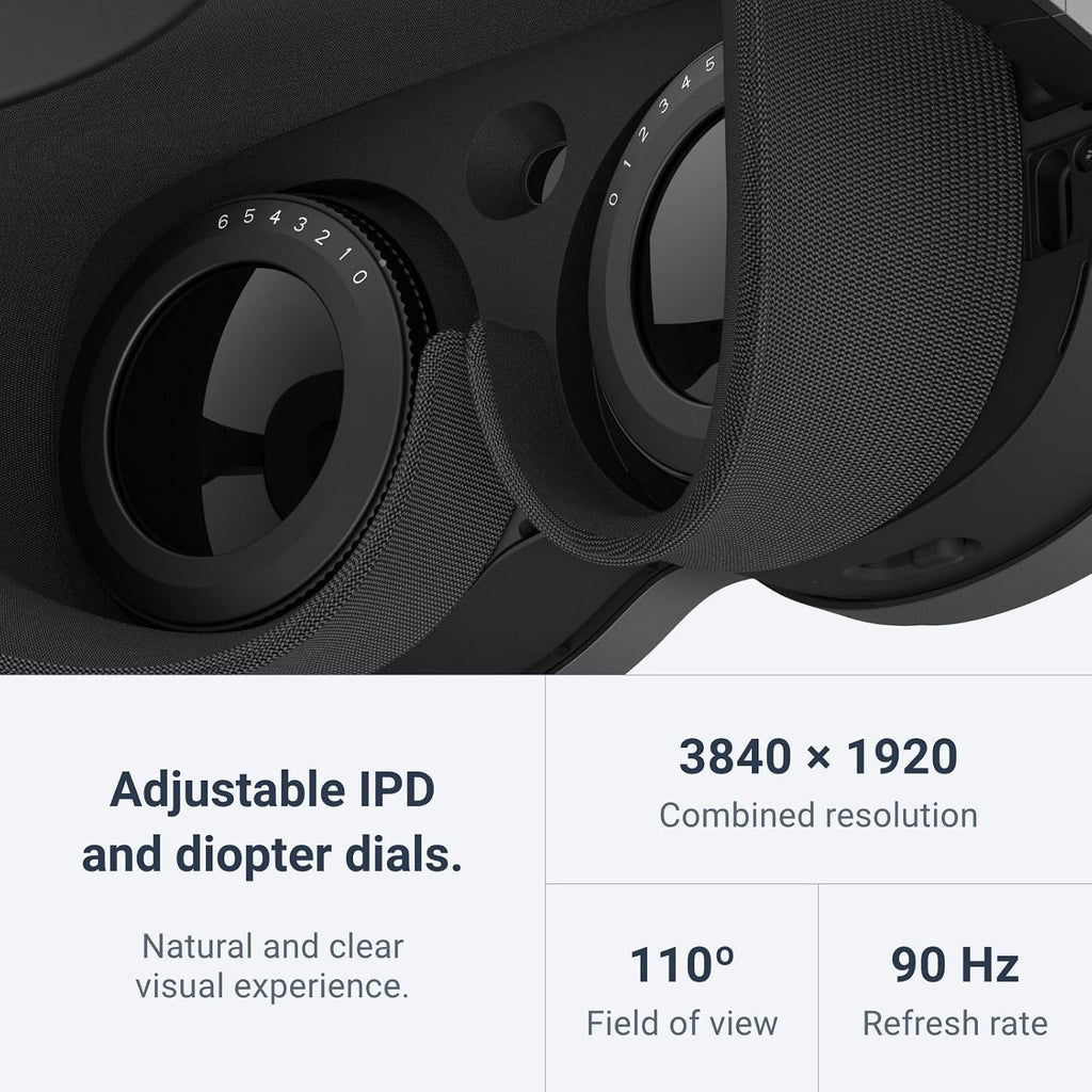 Vive XR Elite with Deluxe Pack — Mixed Reality and PC VR Headset + Controllers - fmtshop.net