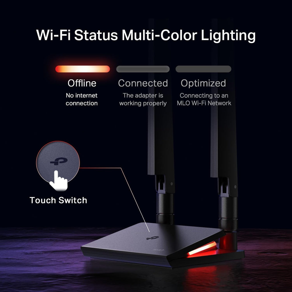 Wifi 7 BE9300 Pcie Wifi Card for Desktop PC| Tri-Band Network Card - fmtshop.net
